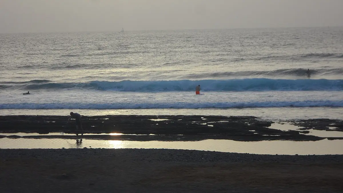 Küste von Playa de las Américas im Süden Teneriffas